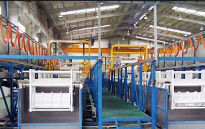 HXD—龍門(mén)式全自動(dòng)滾鍍生產(chǎn)線(xiàn)